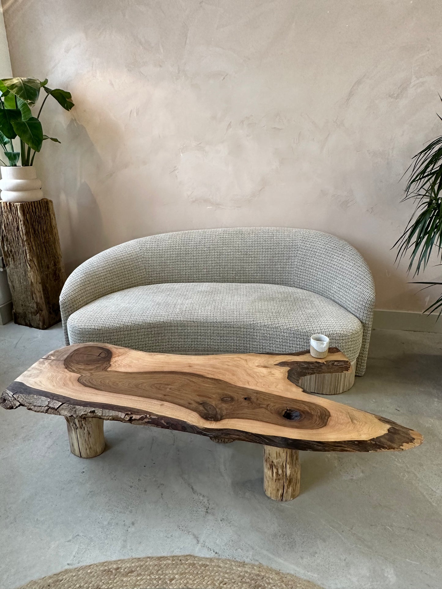 Walnut coffee table