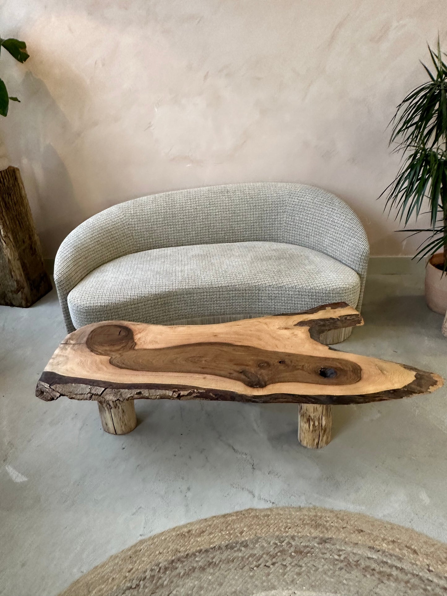 Walnut coffee table