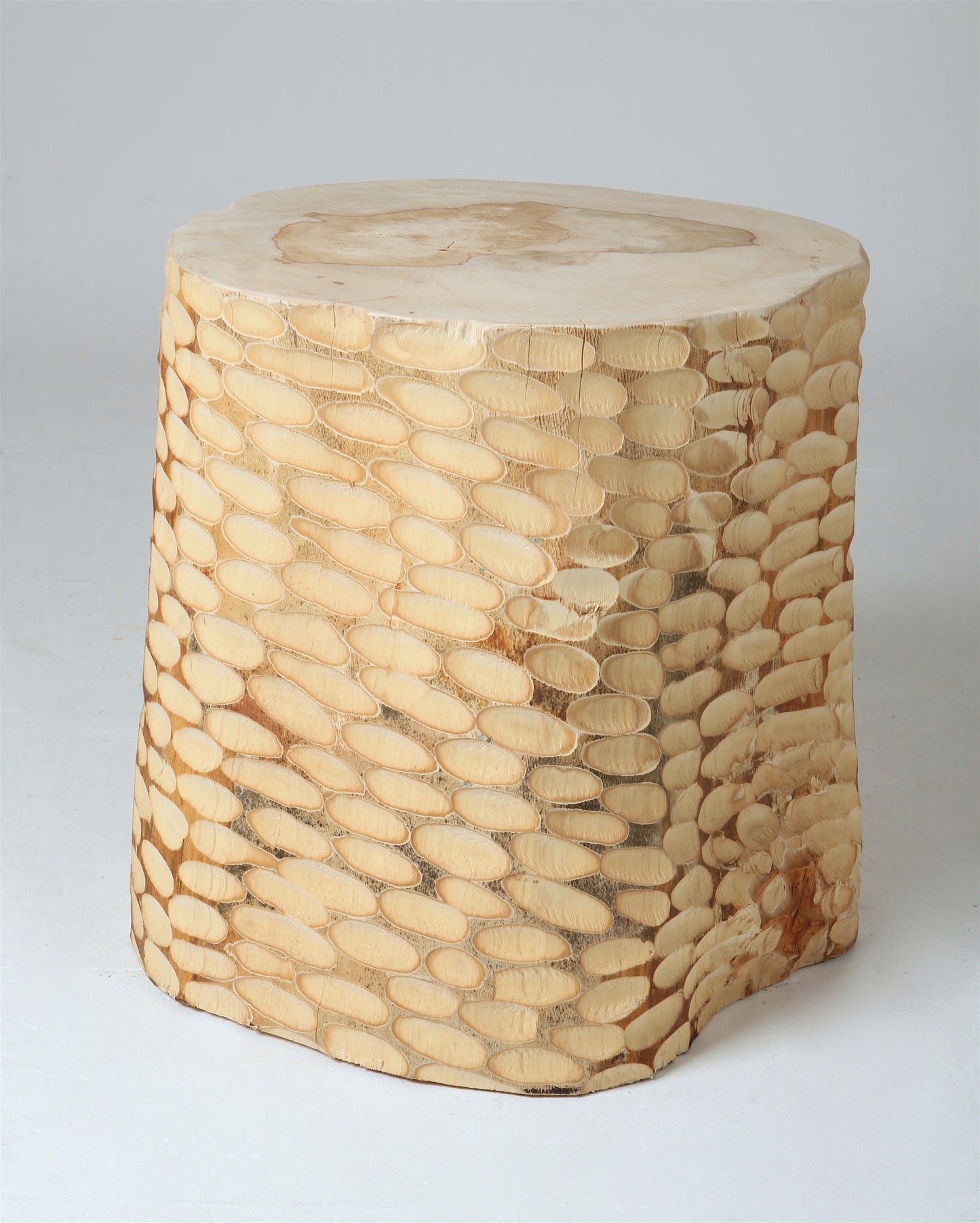 Chiseled Side Table and Seat