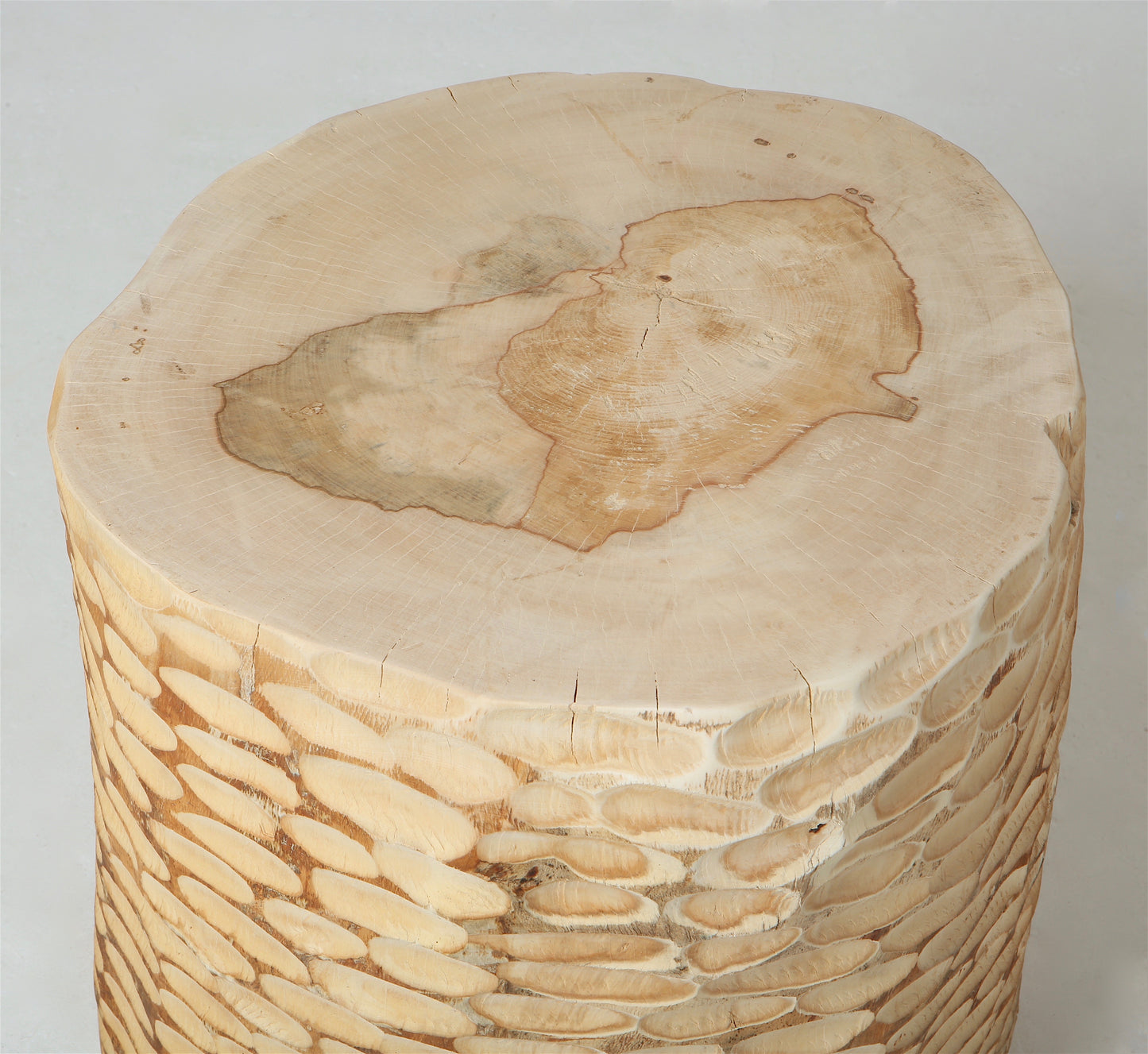 Chiseled Side Table and Seat