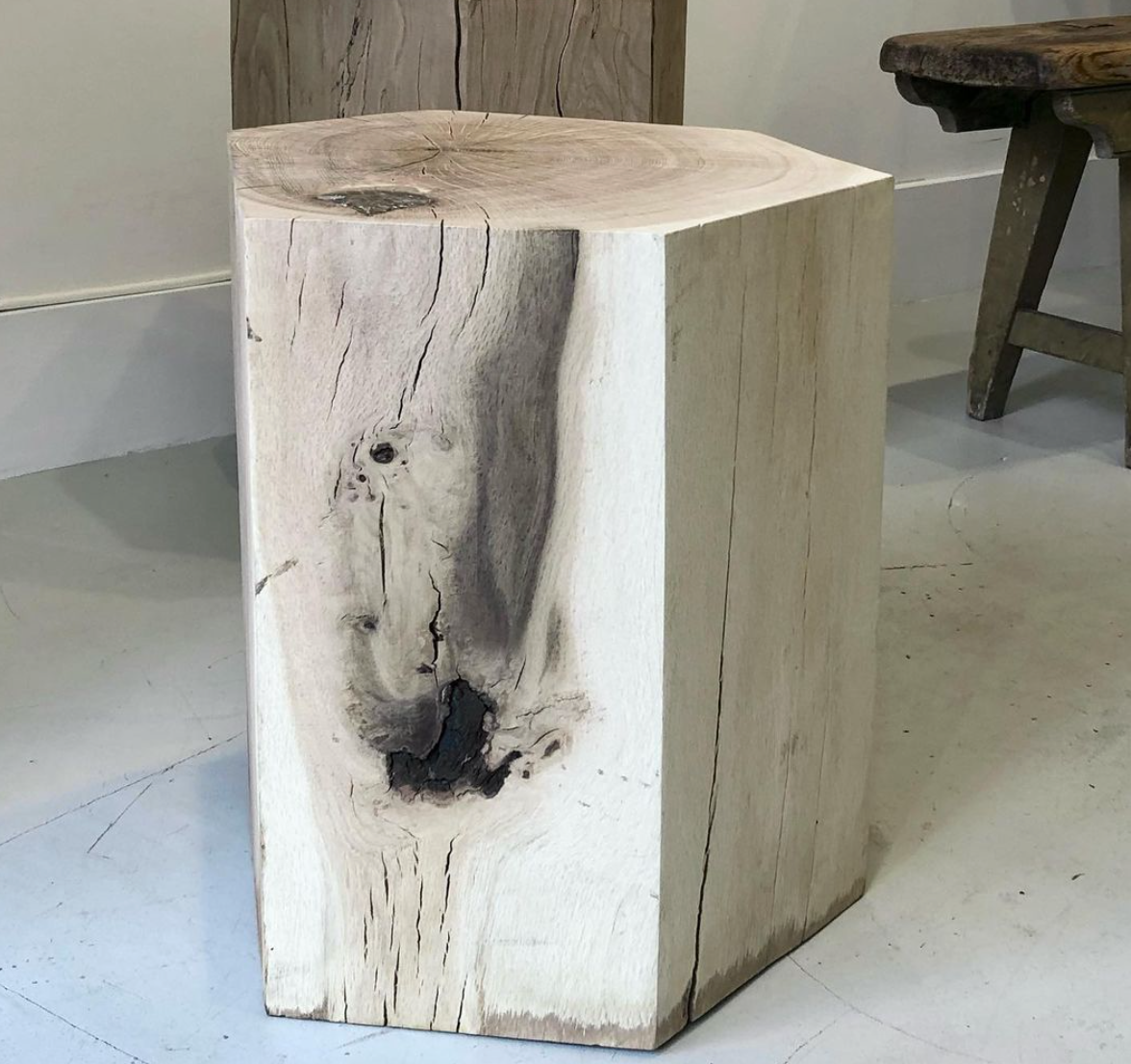 Hexagon Side Table and Seat