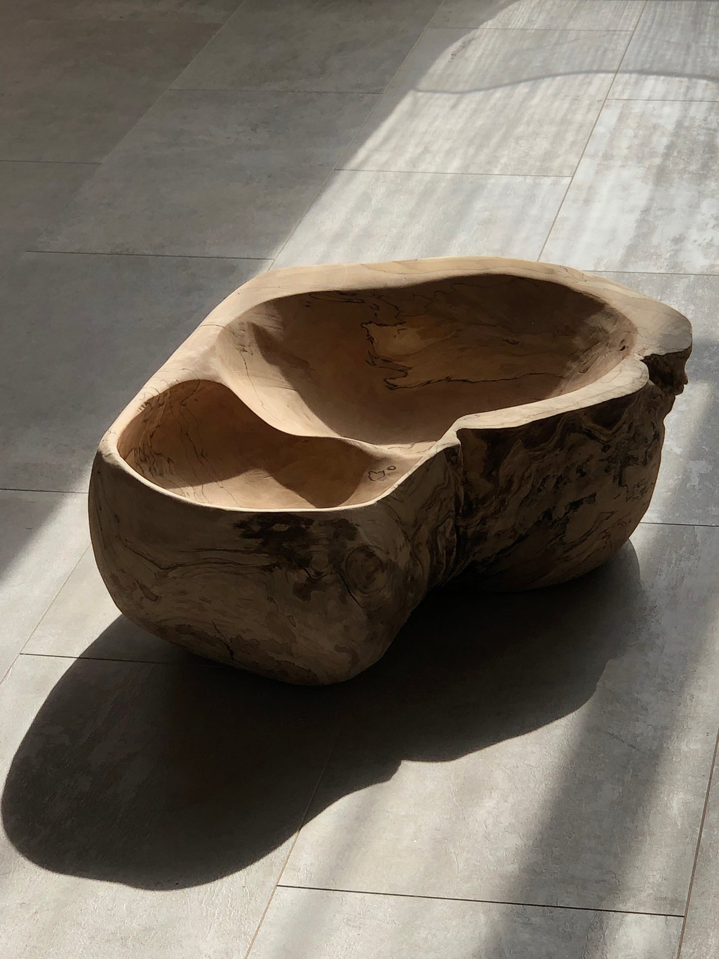 Spalted Double Sculpture Bowl