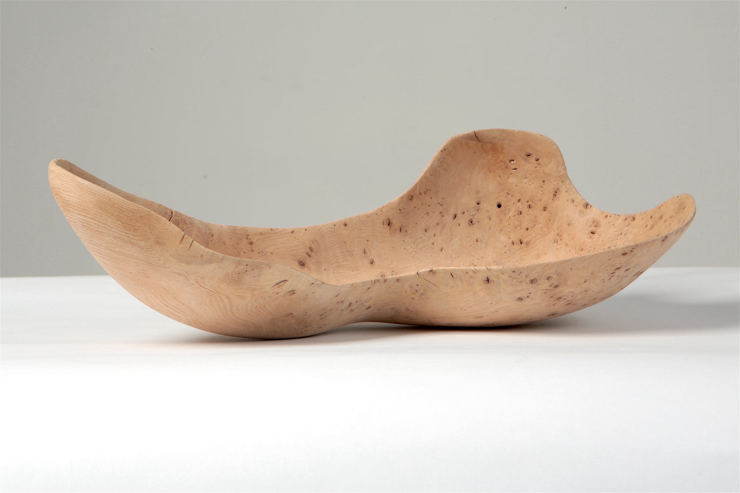 Burl Ash Sculpture Bowl