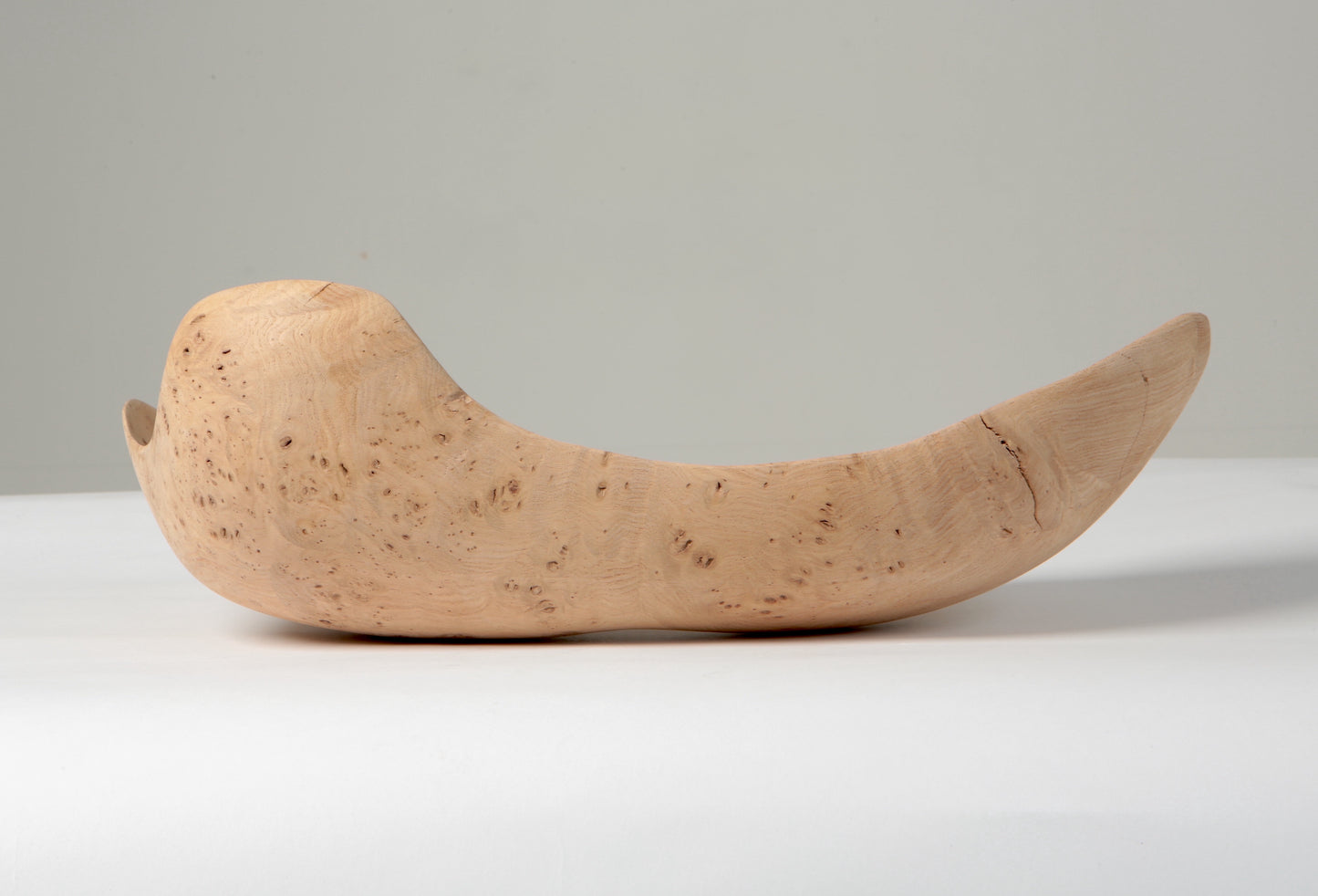 Burl Ash Sculpture Bowl