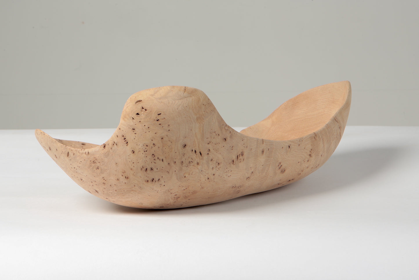 Burl Ash Sculpture Bowl