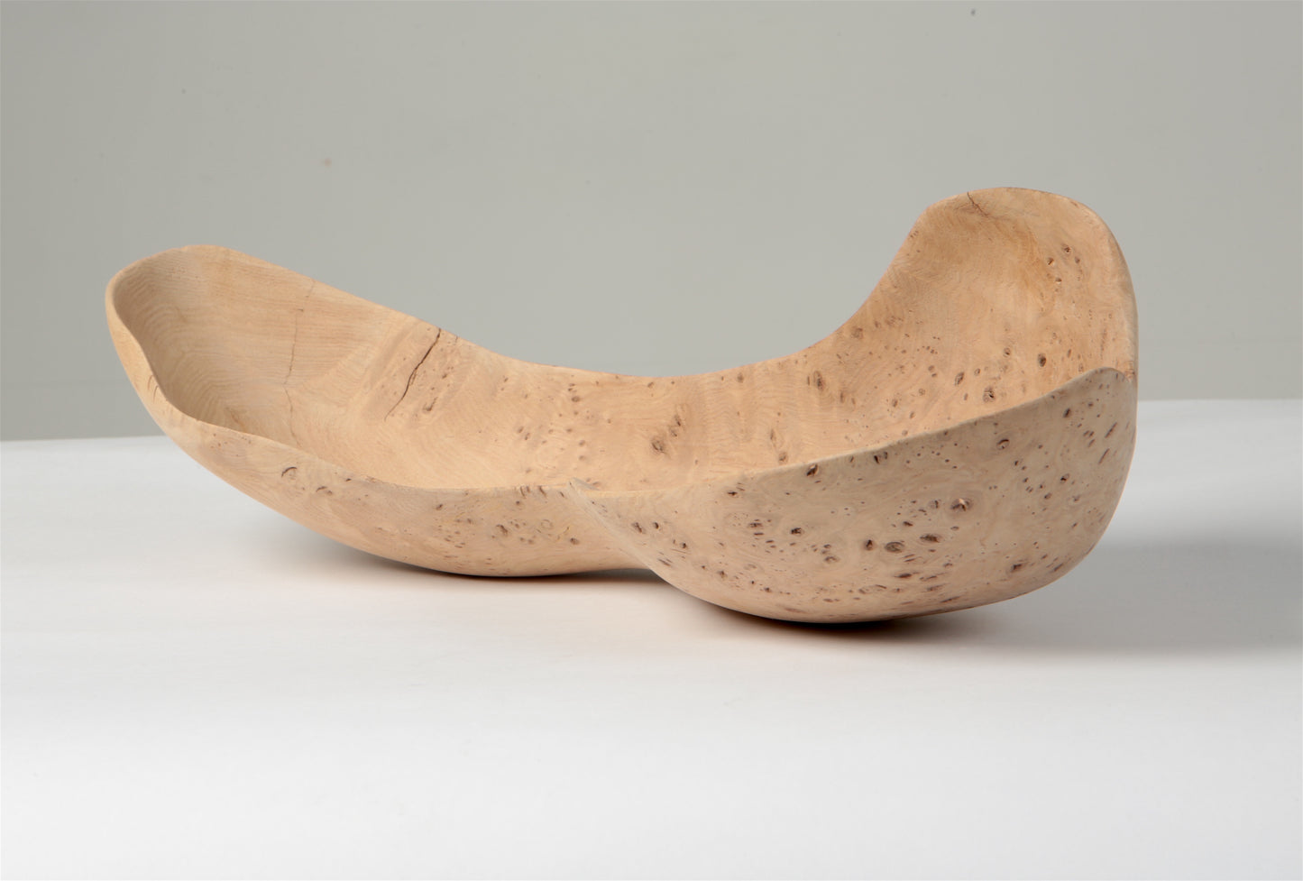 Burl Ash Sculpture Bowl