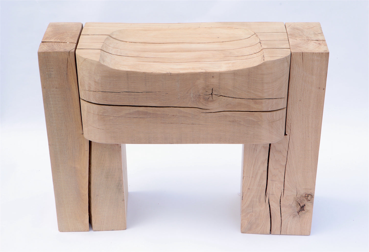 Oak Wooden Bench