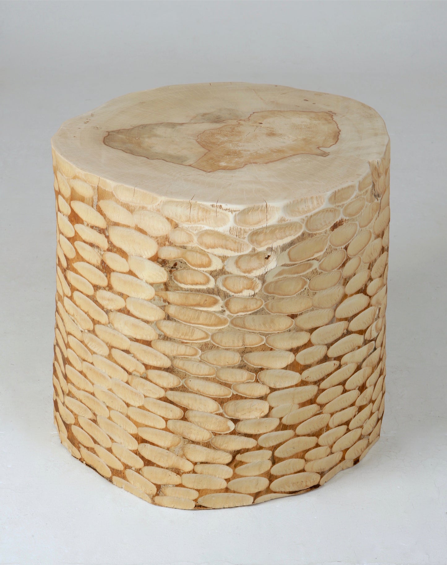 Chiseled Side Table and Seat