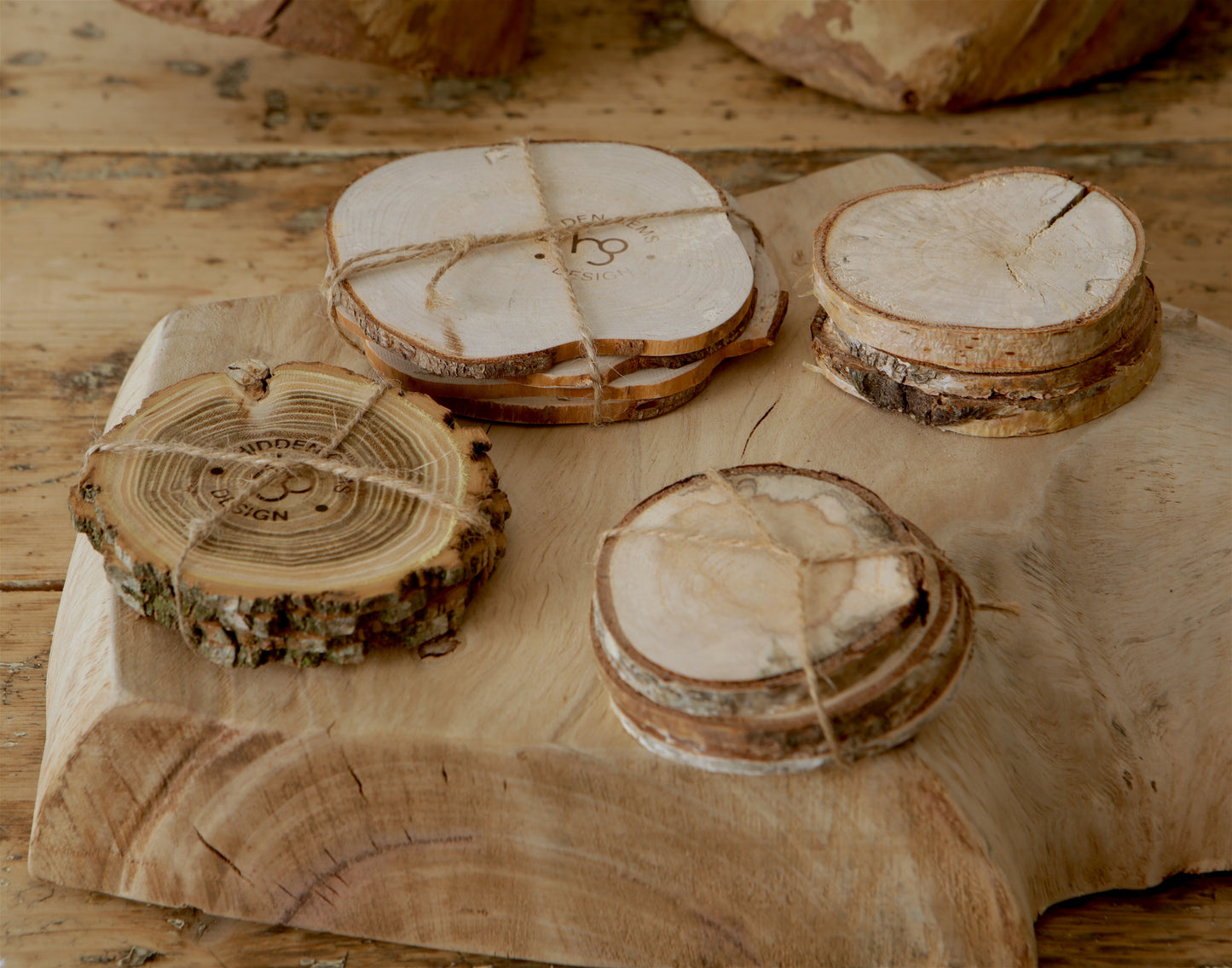 Rustic Wooden Coasters