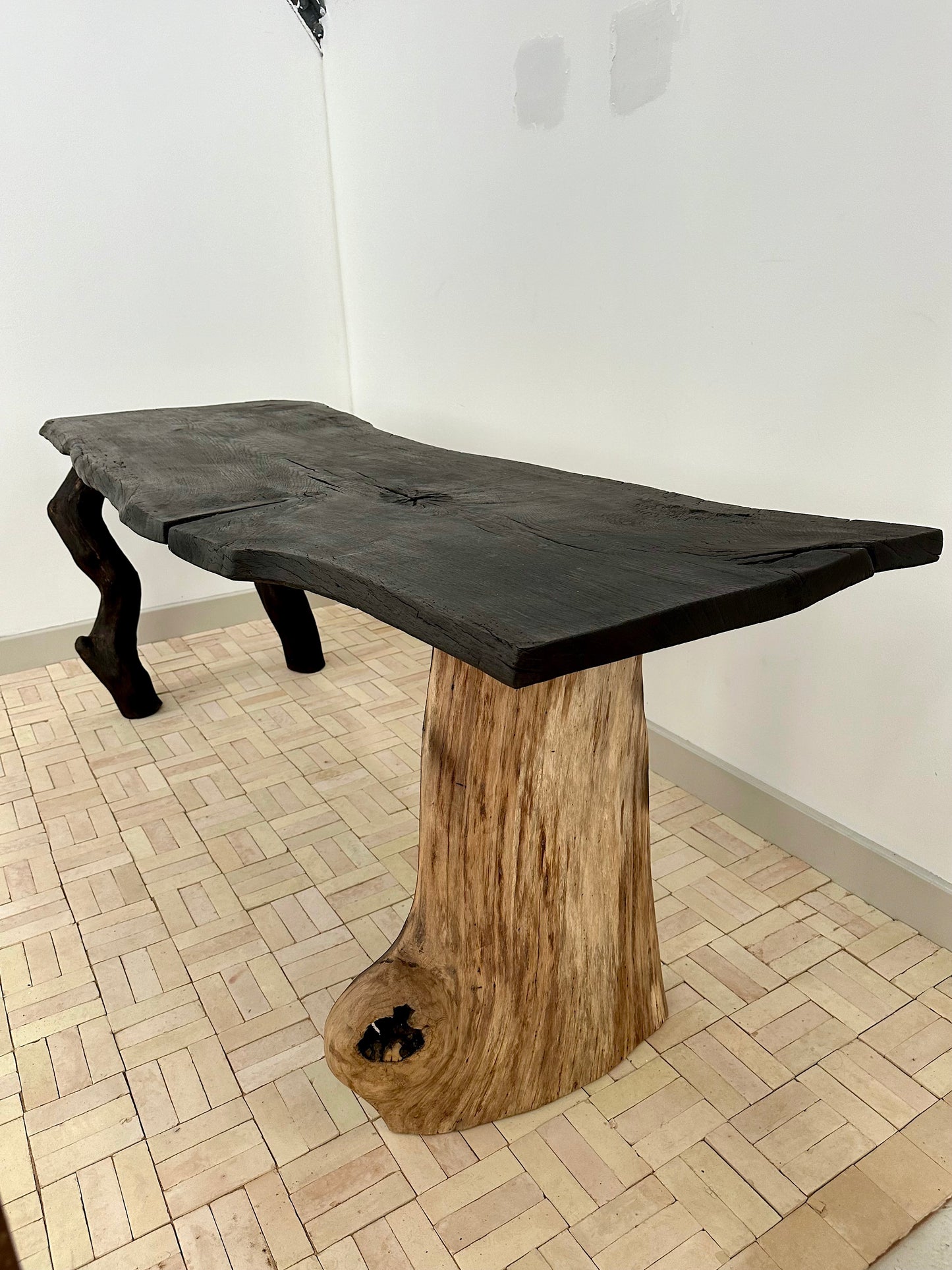 Charred Dining Table
