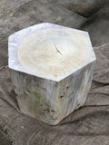 Hexagon Side Table and Seat