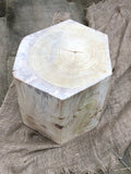 Hexagon Side Table and Seat