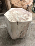 Hexagon Side Table and Seat
