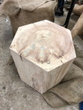 Hexagon Side Table and Seat