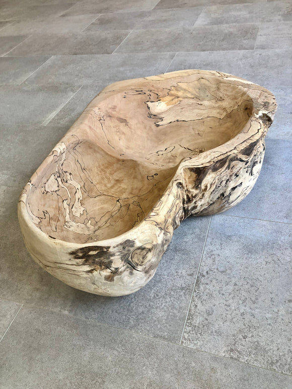 Spalted Double Sculpture Bowl