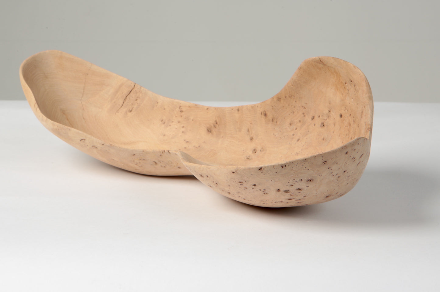 Burl Ash Sculpture Bowl