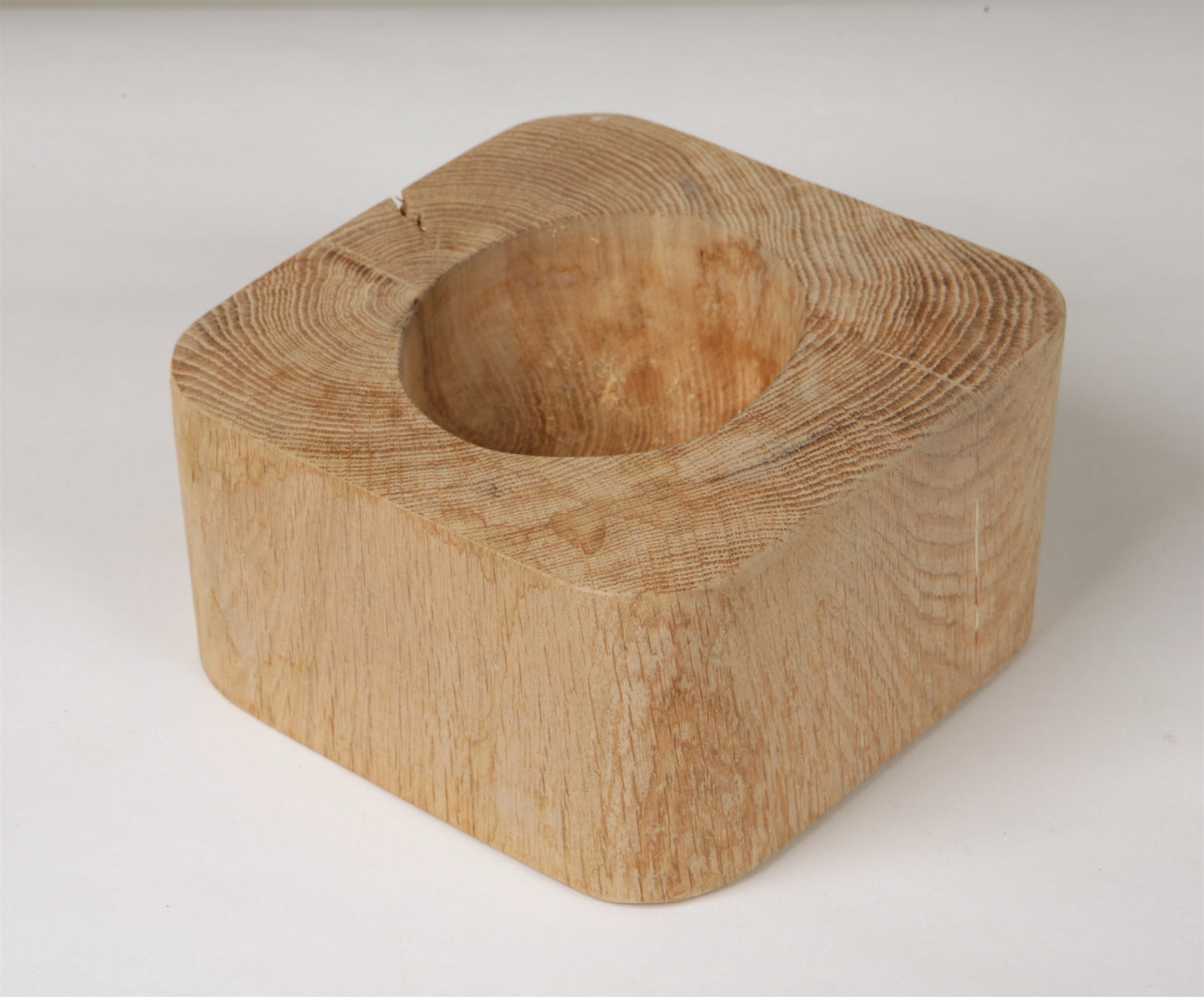 Oak Bowl With Ceramic Insert