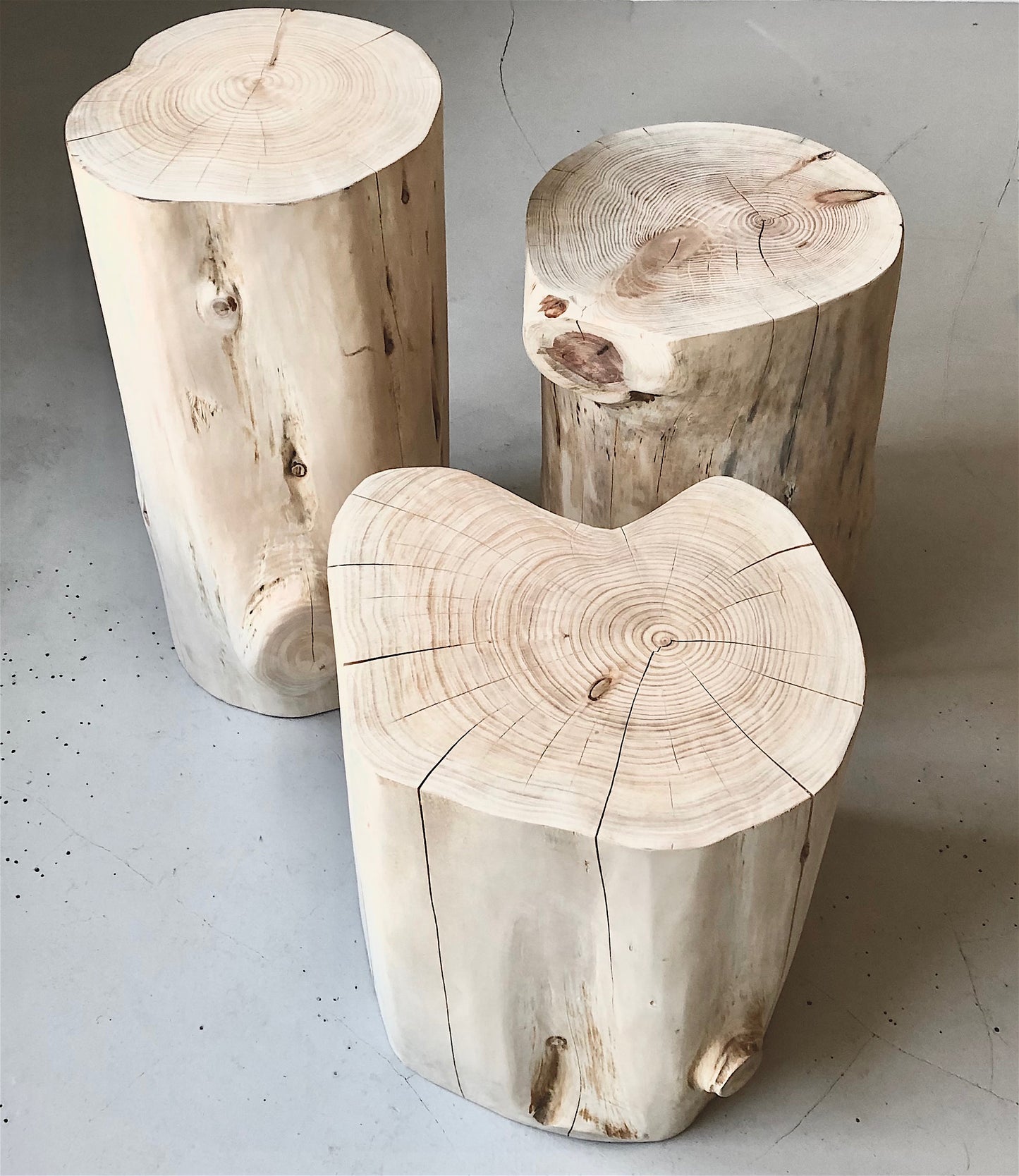 Side Tables and Seats - Set of three